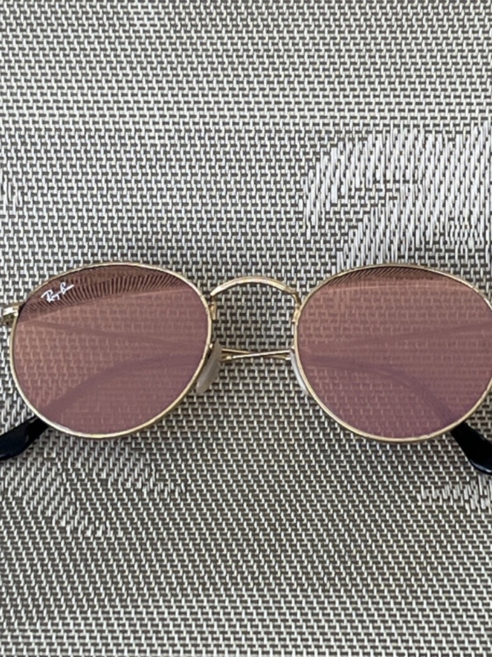 Ray-Ban RB 3447-N Round Metal 001/Z2 Sunglasses Gold 50-21-145 Italy - Picture 2 of 10